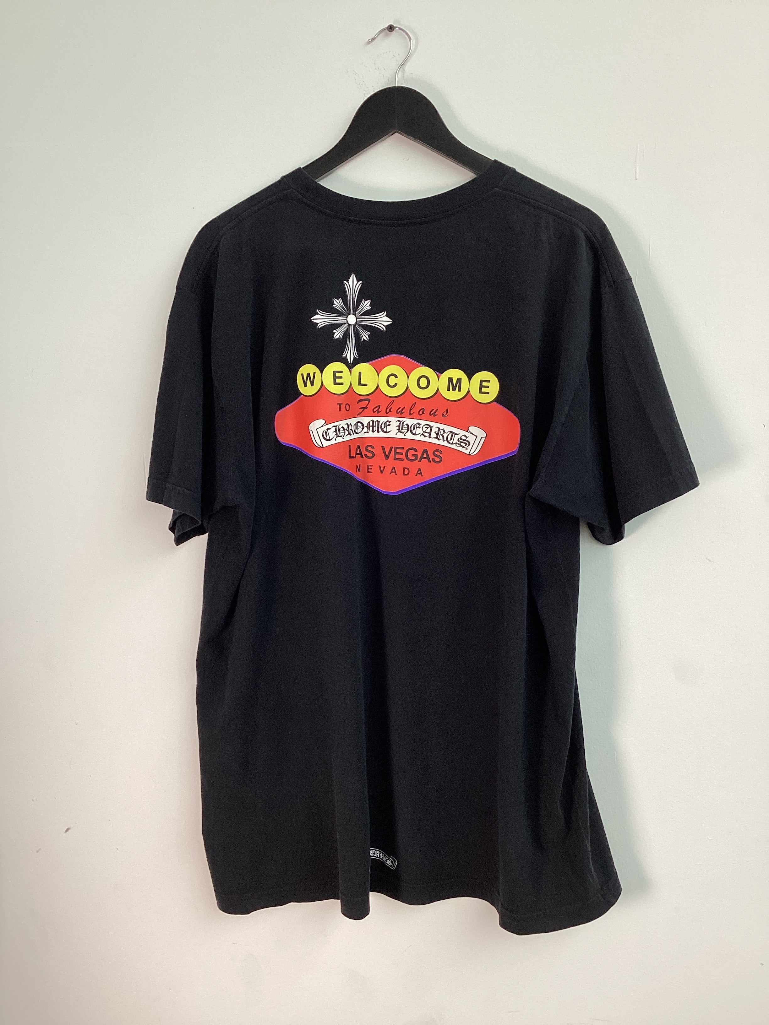 Chrome Hearts Las Vegas Exclusive T-Shirt (Color Print) Black - Joey Sneakers