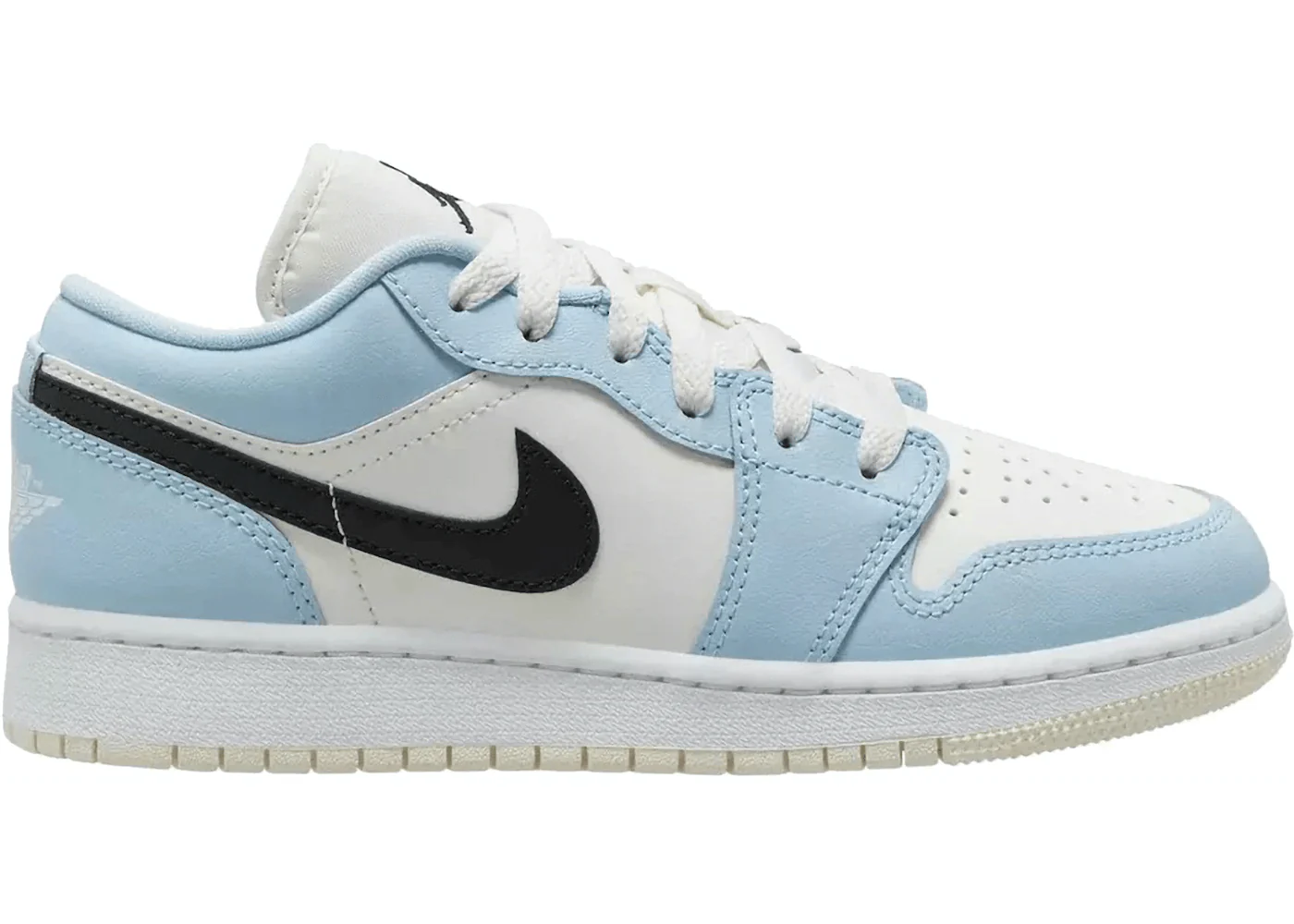 Jordan 1 Low Ice Blue Black (GS) - Joey Sneakers