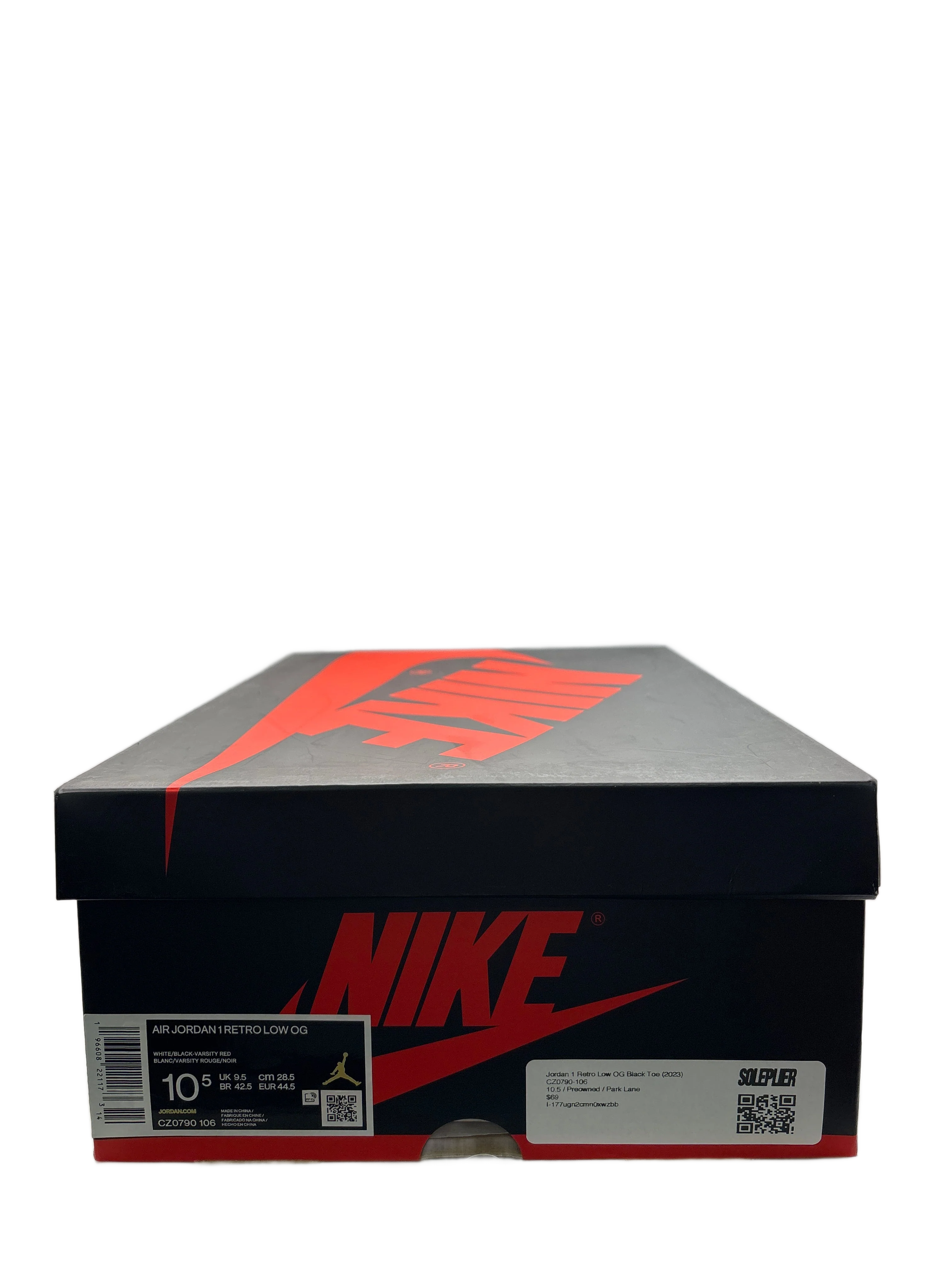Jordan 1 Retro Low OG Black Toe (2023) - Joey Sneakers