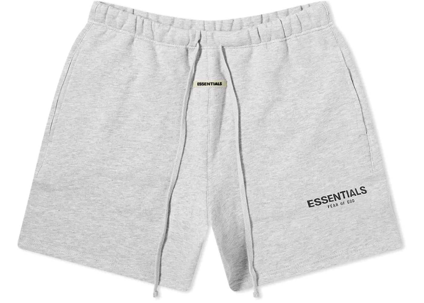 Fear of God Essentials Sweat Shorts Light Heather Grey/Black - Joey Sneakers