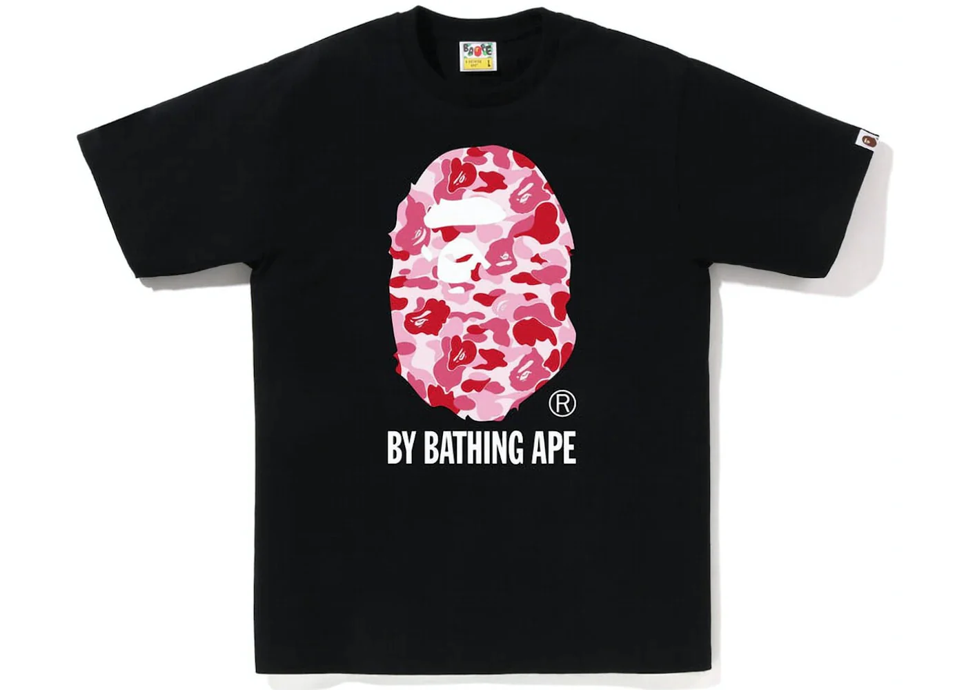 BAPE ABC Camo By Bathing Ape Tee Black/Pink - Joey Sneakers