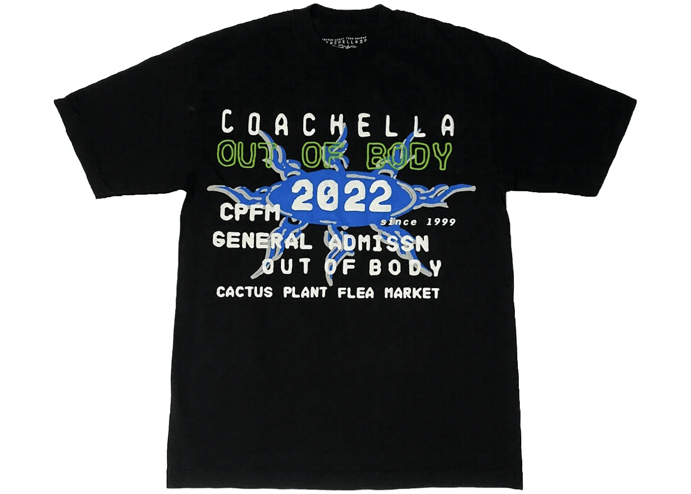 Cactus Plant Flea Market Coachella Weekend 2 T-shirt Black - Joey Sneakers