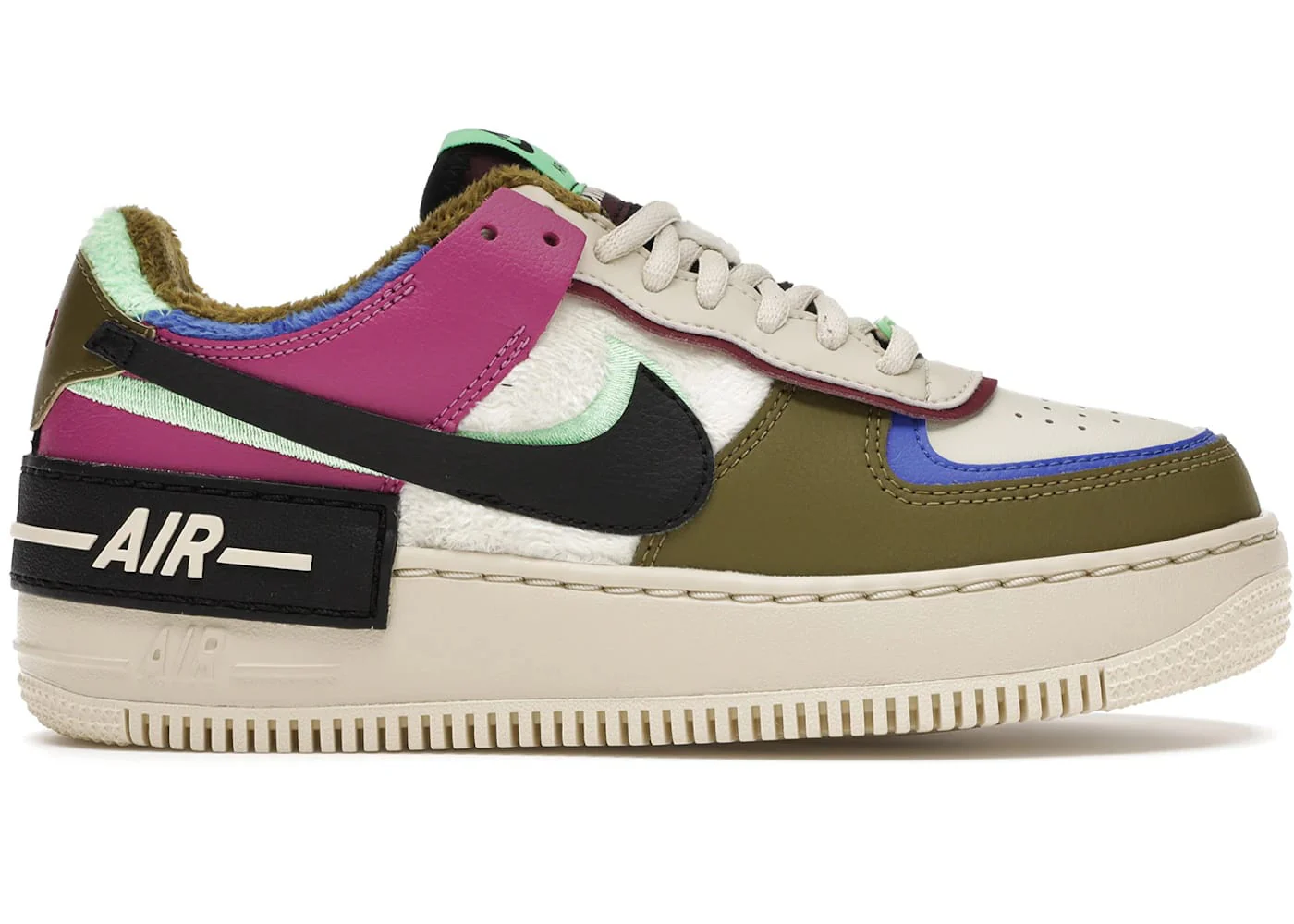 Nike Air Force 1 Low Shadow Cactus Flower Olive Flak (Women's) - Joey Sneakers