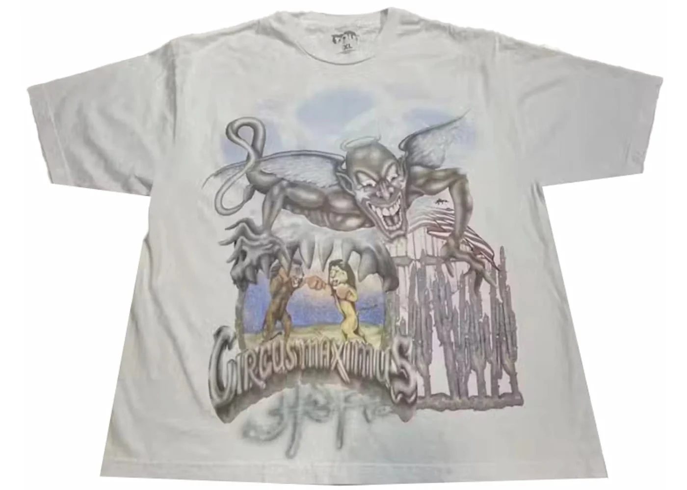 Travis Scott Utopia Circus Maximus 2023 Tour III Tee White - Joey Sneakers