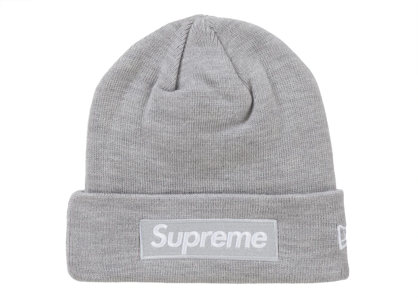 Supreme New Era Box Logo Beanie (FW24) Heather Grey - Joey Sneakers