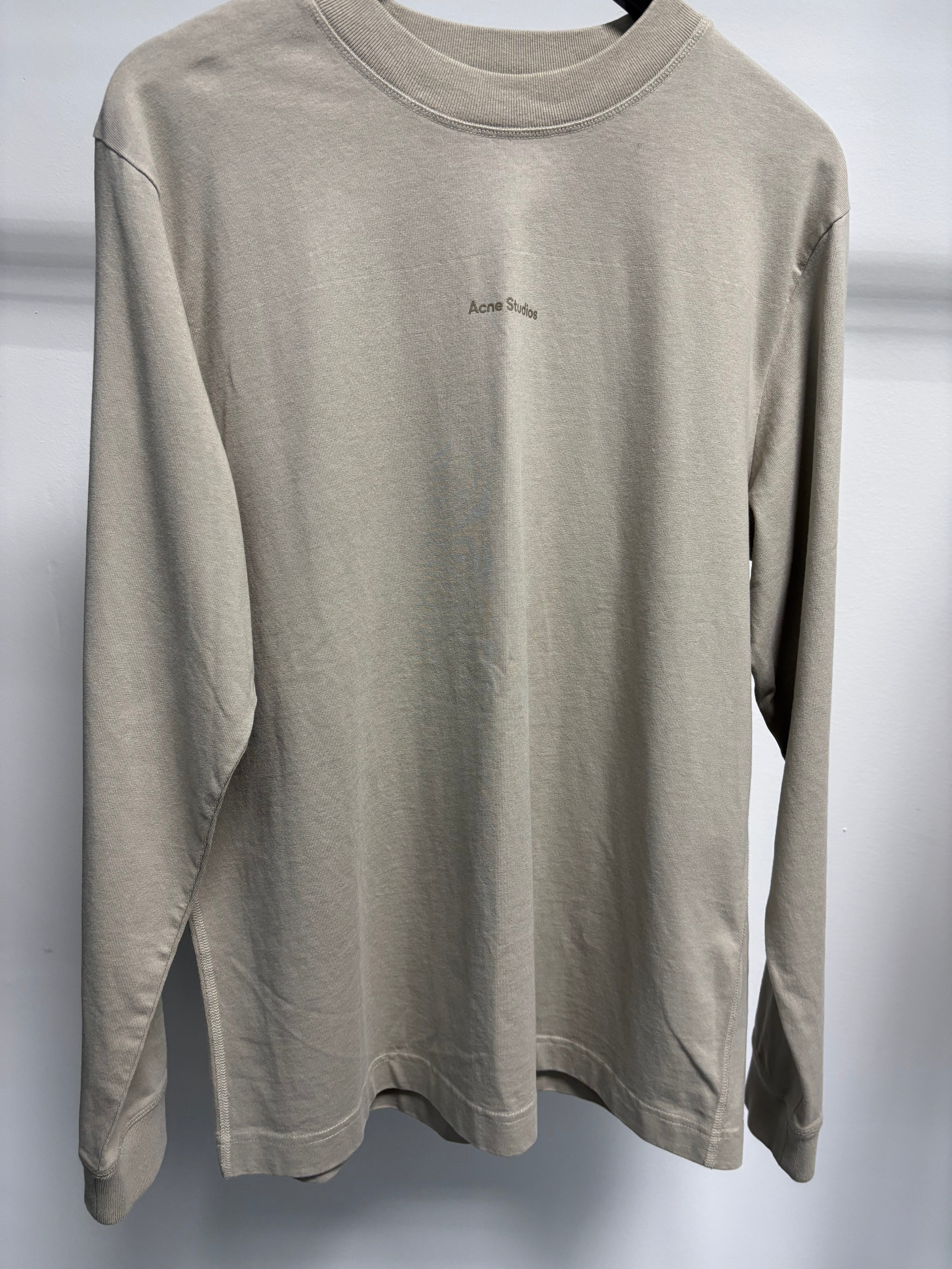 Acne Studios Long Sleeve Erwin T-Shirt Oyster Grey - Joey Sneakers