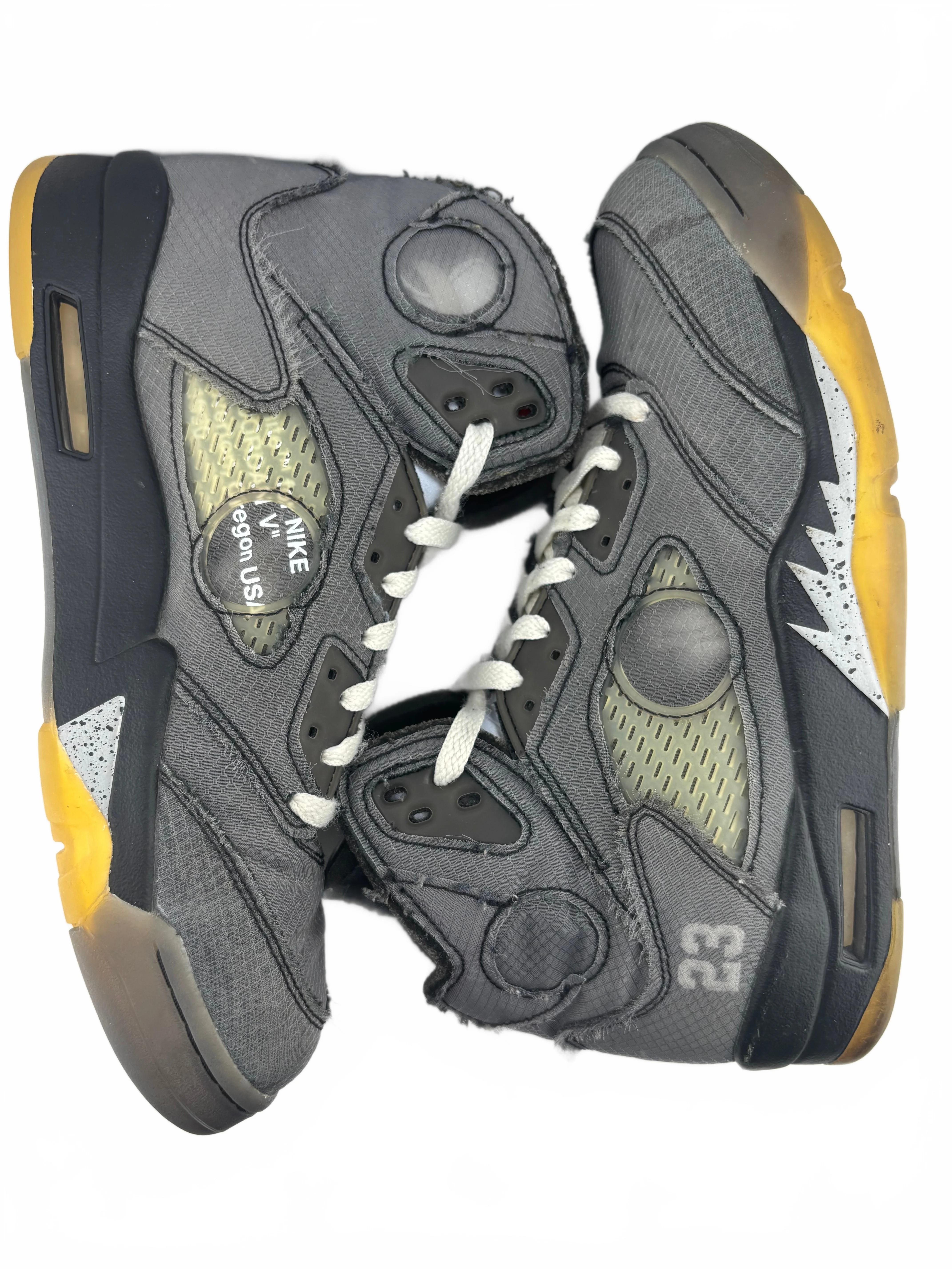 Jordan 5 Retro Off-White Black - Joey Sneakers