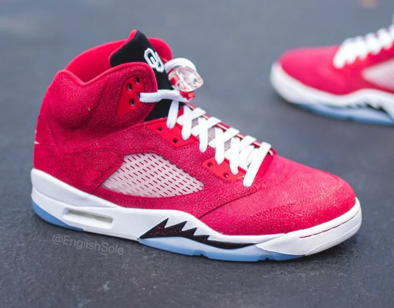 Air Jordan 5 Retro Oklahoma Sooners PE - Joey Sneakers