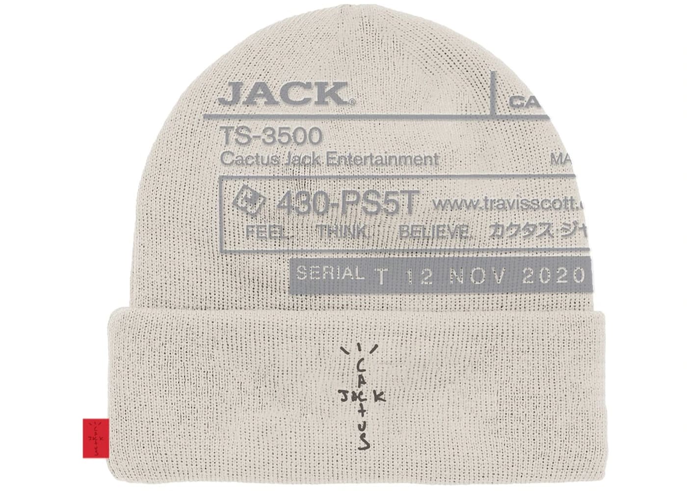 Travis Scott CJ System I Beanie Natural - Joey Sneakers