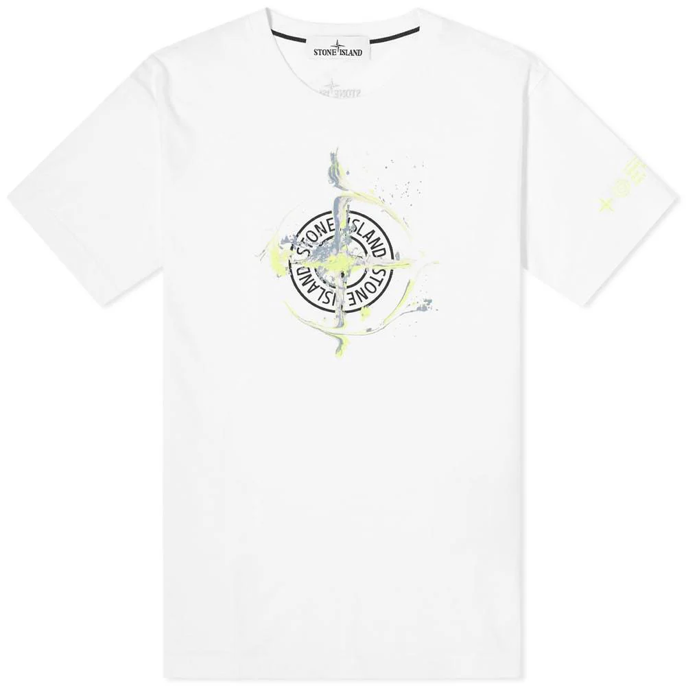 Stone Island Marble One Tee White - Joey Sneakers