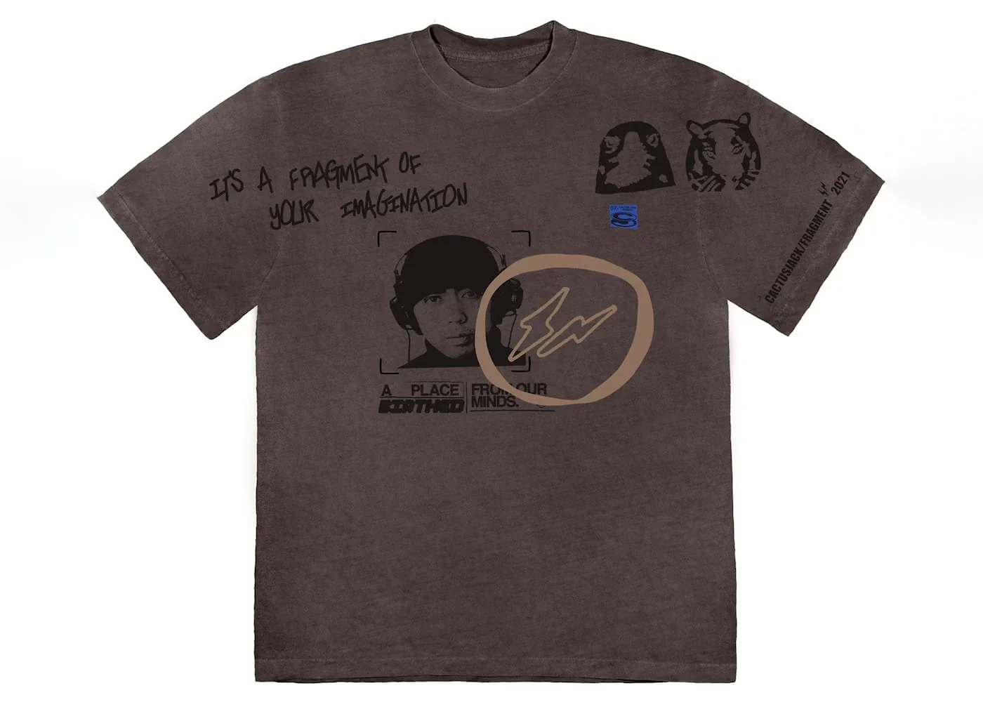 Travis Scott Cactus Jack For Fragment Hiroshi Tee Brown Pepper - Joey Sneakers