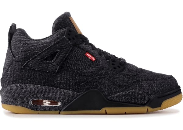 Jordan 4 Retro Levi's Black (GS) (Levi's Tag) - Joey Sneakers