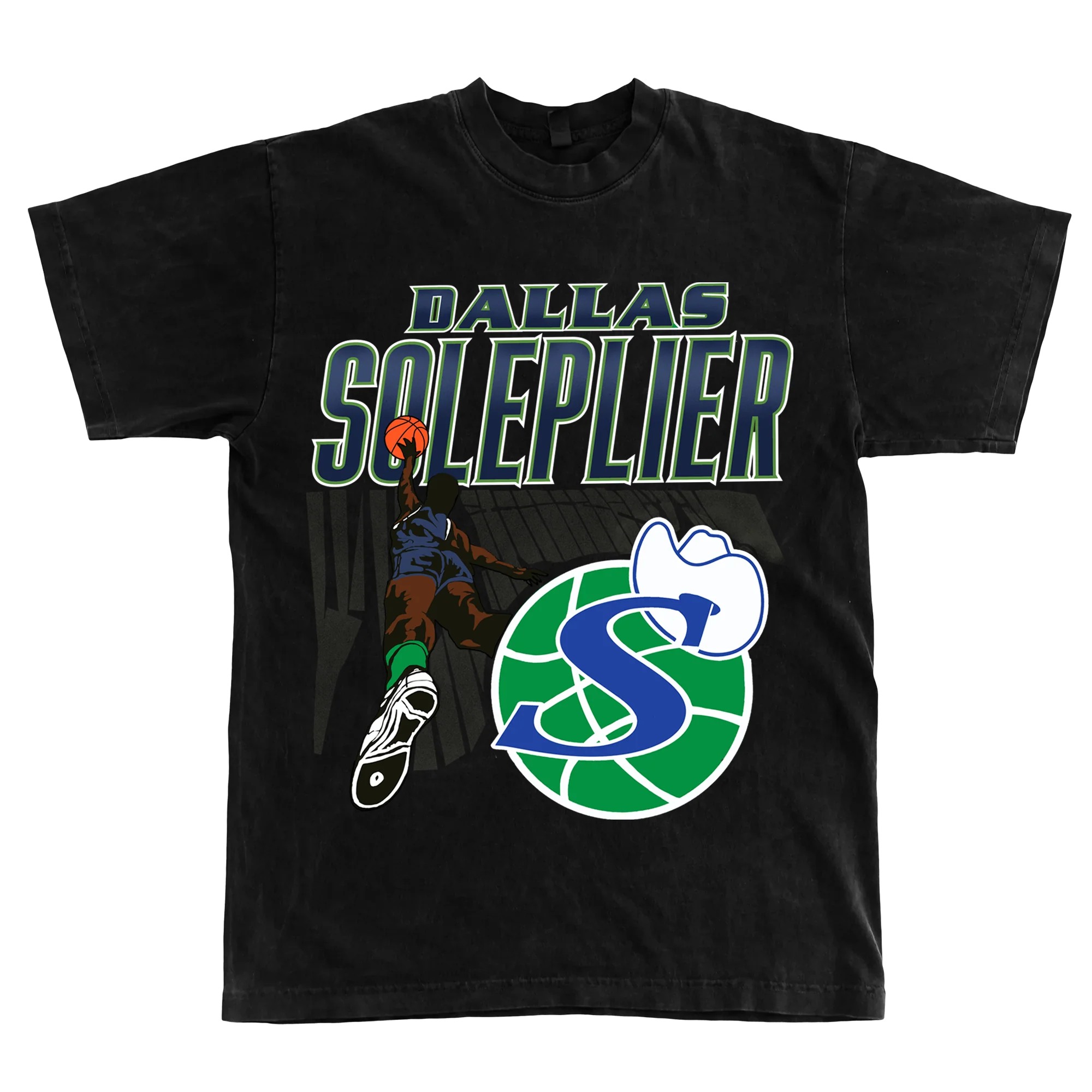 SOLEPLIER Mavs Tee Vintage Black - Joey Sneakers