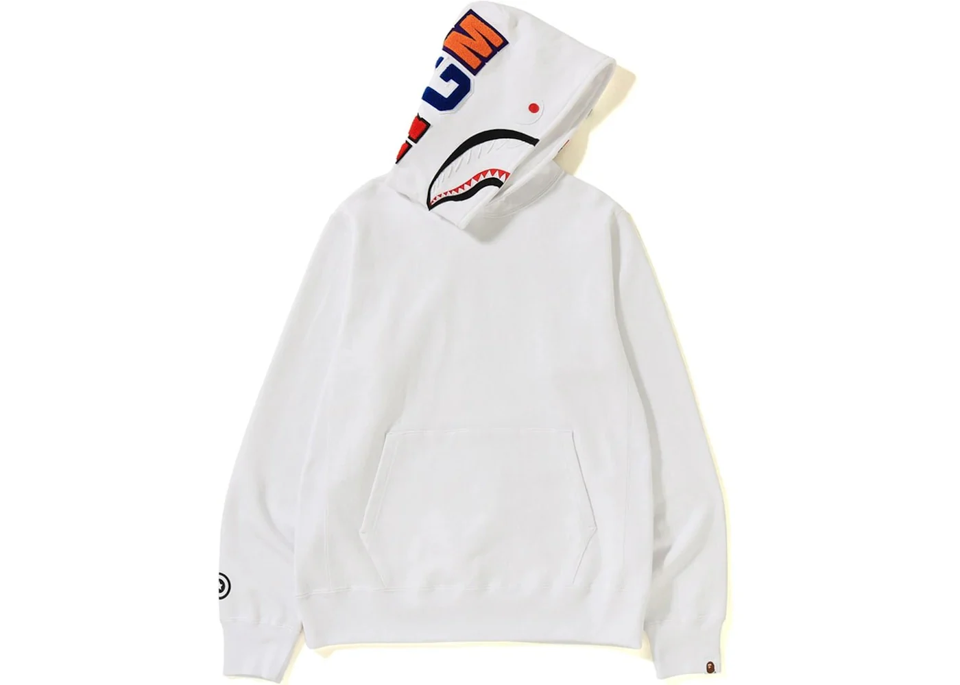 BAPE Shark Pullover Hoodie White - Joey Sneakers