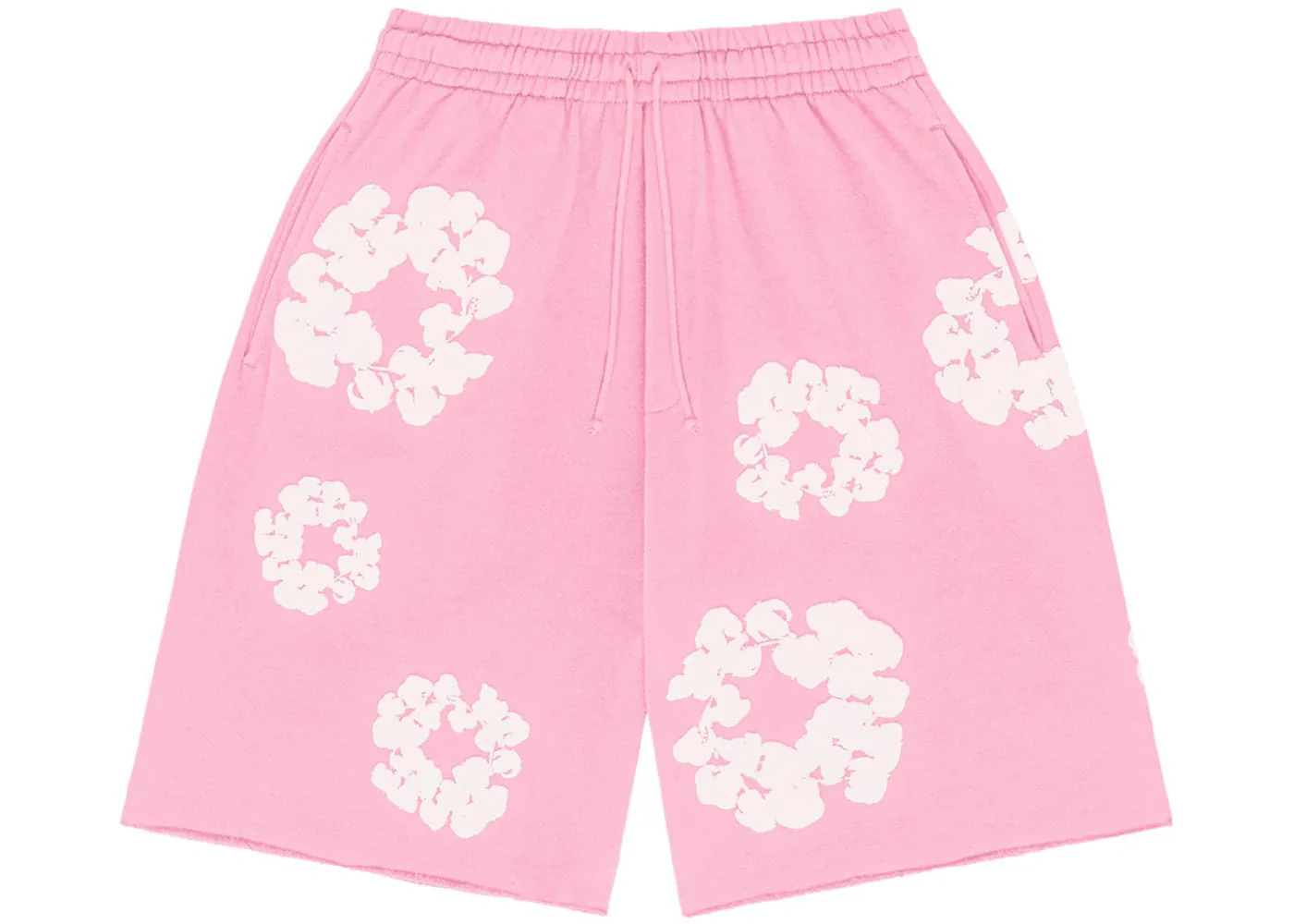 Denim Tears The Cotton Wreath Shorts Pink - Joey Sneakers