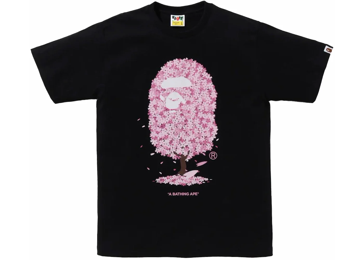 BAPE Sakura Tee (SS24) Black - Joey Sneakers