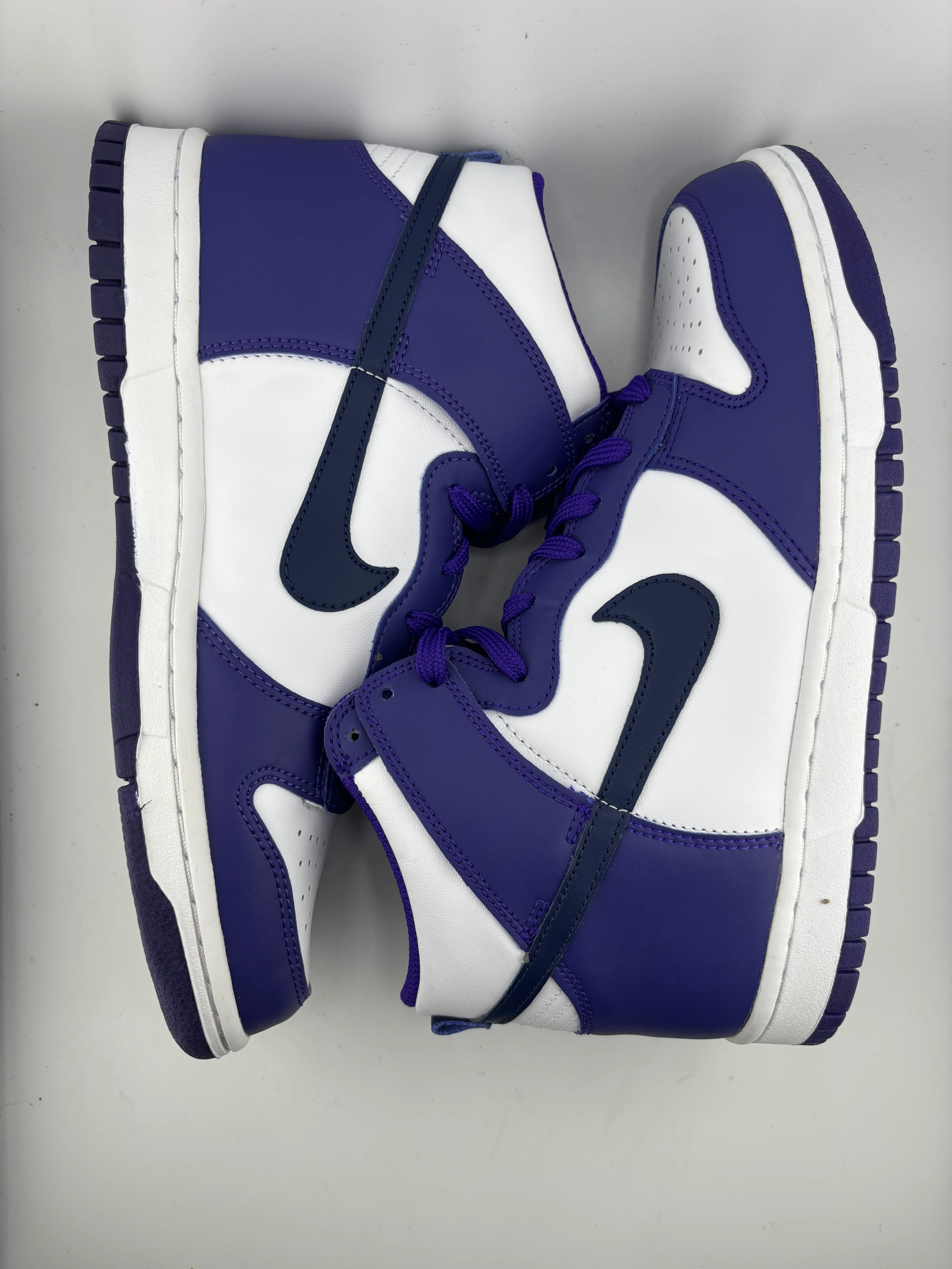 Nike Dunk High Electro Purple Midnght Navy (GS) - Joey Sneakers