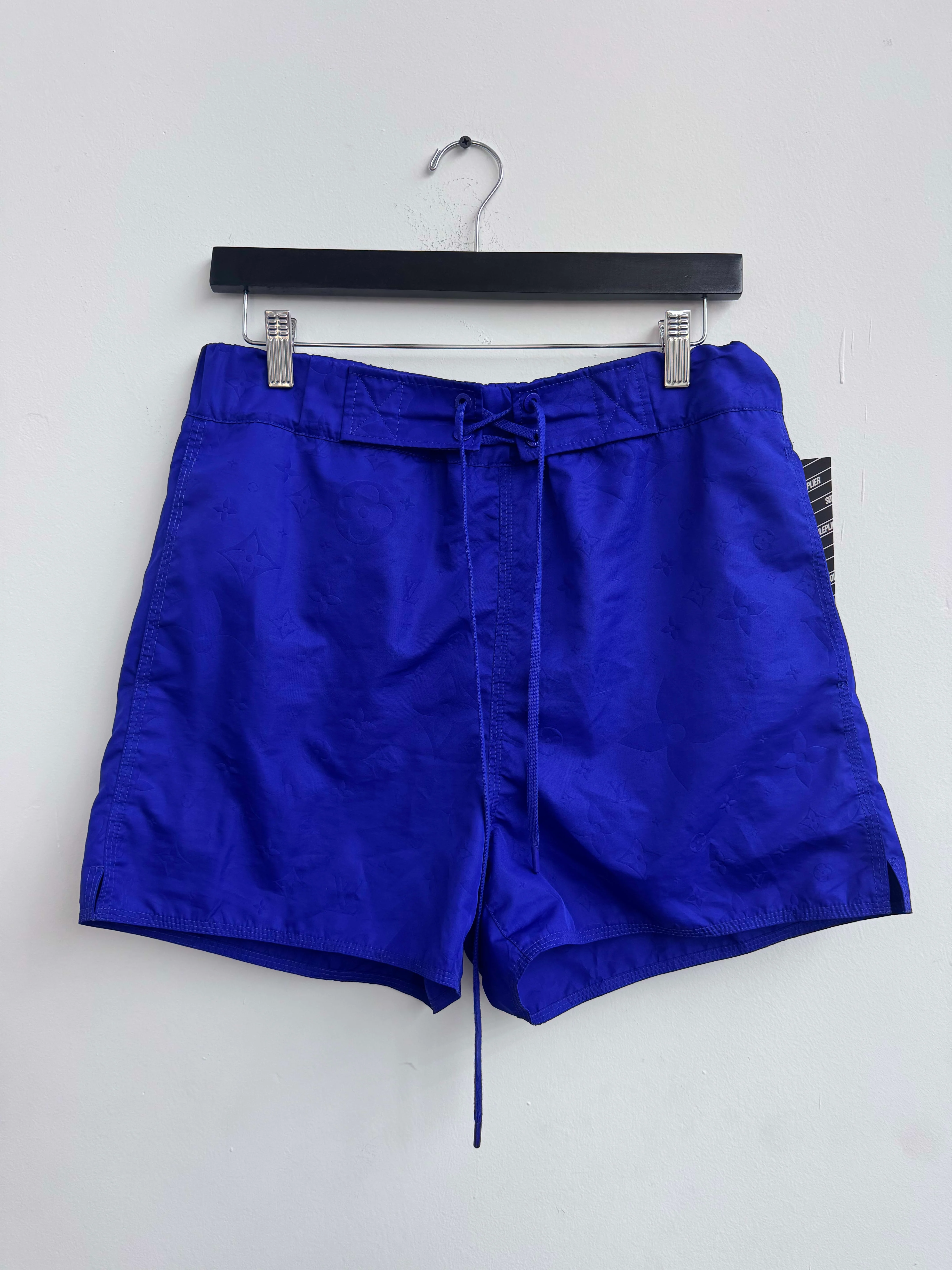 Louis Vuitton Monogram LV Blue Cargo Pocket Swim Trunks Shorts - Joey Sneakers