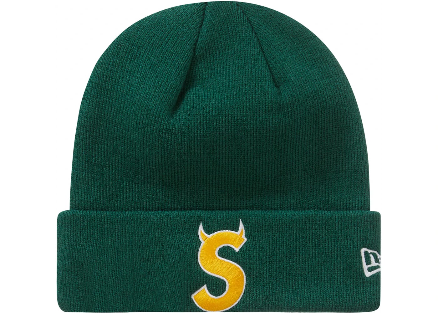 Supreme New Era S Logo Beanie (FW22) Dark Green - Joey Sneakers