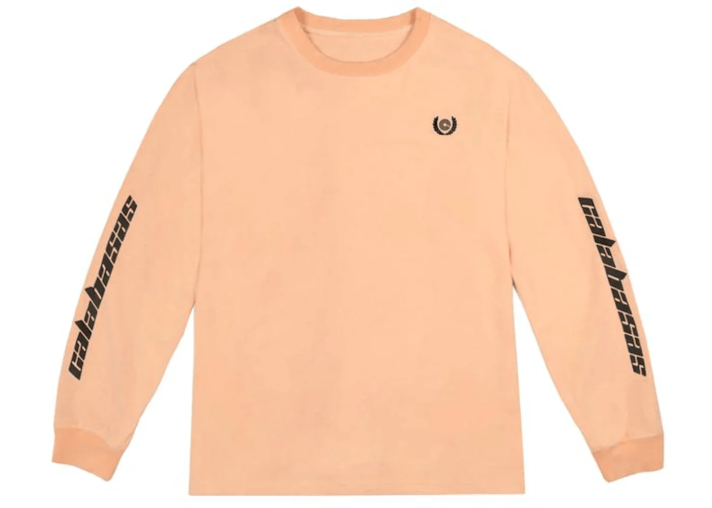 adidas Yeezy Calabasas Long Sleeves Tee Neon Orange - Joey Sneakers