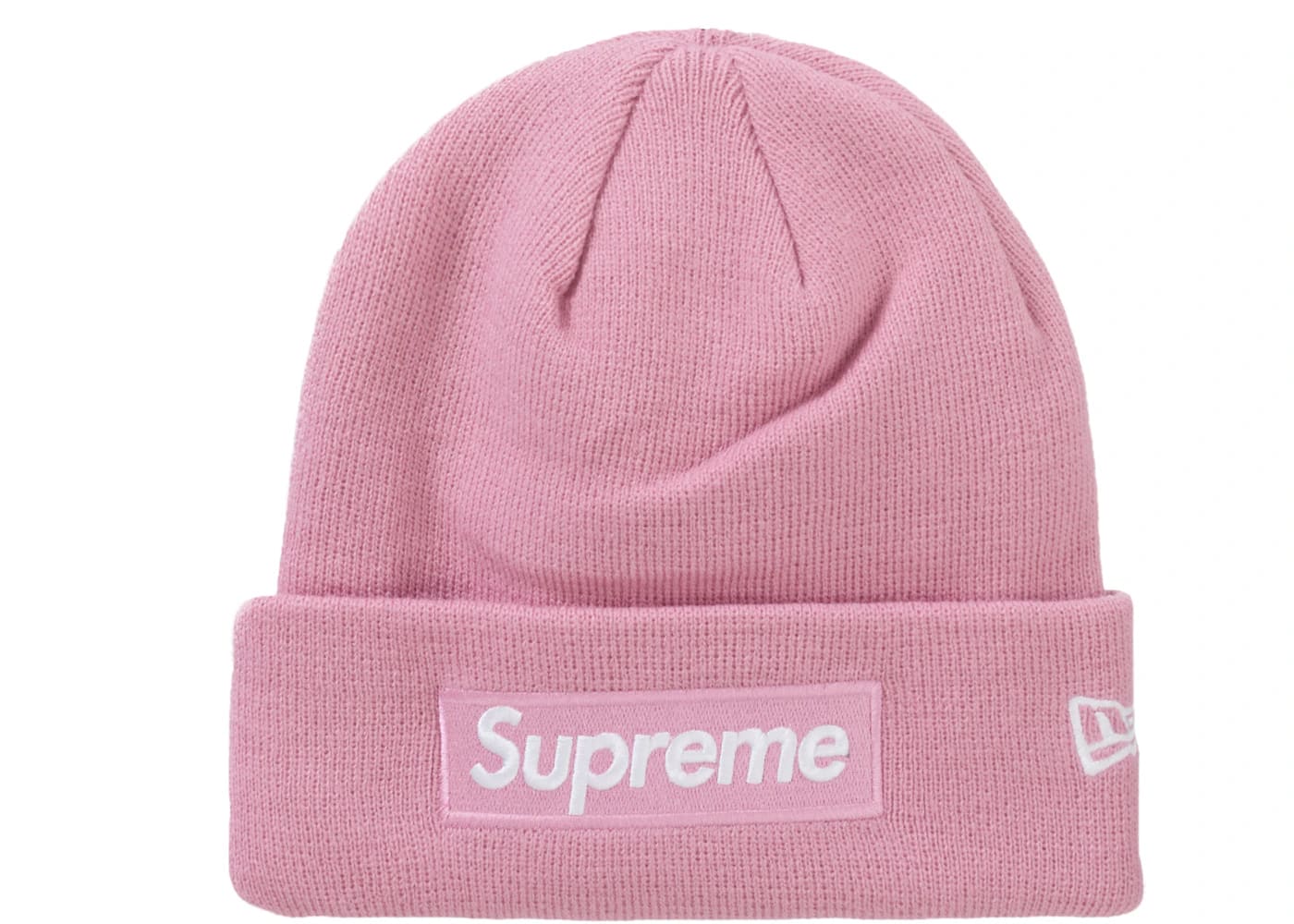 Supreme New Era Box Logo Beanie (FW24) Dusty Pink - Joey Sneakers