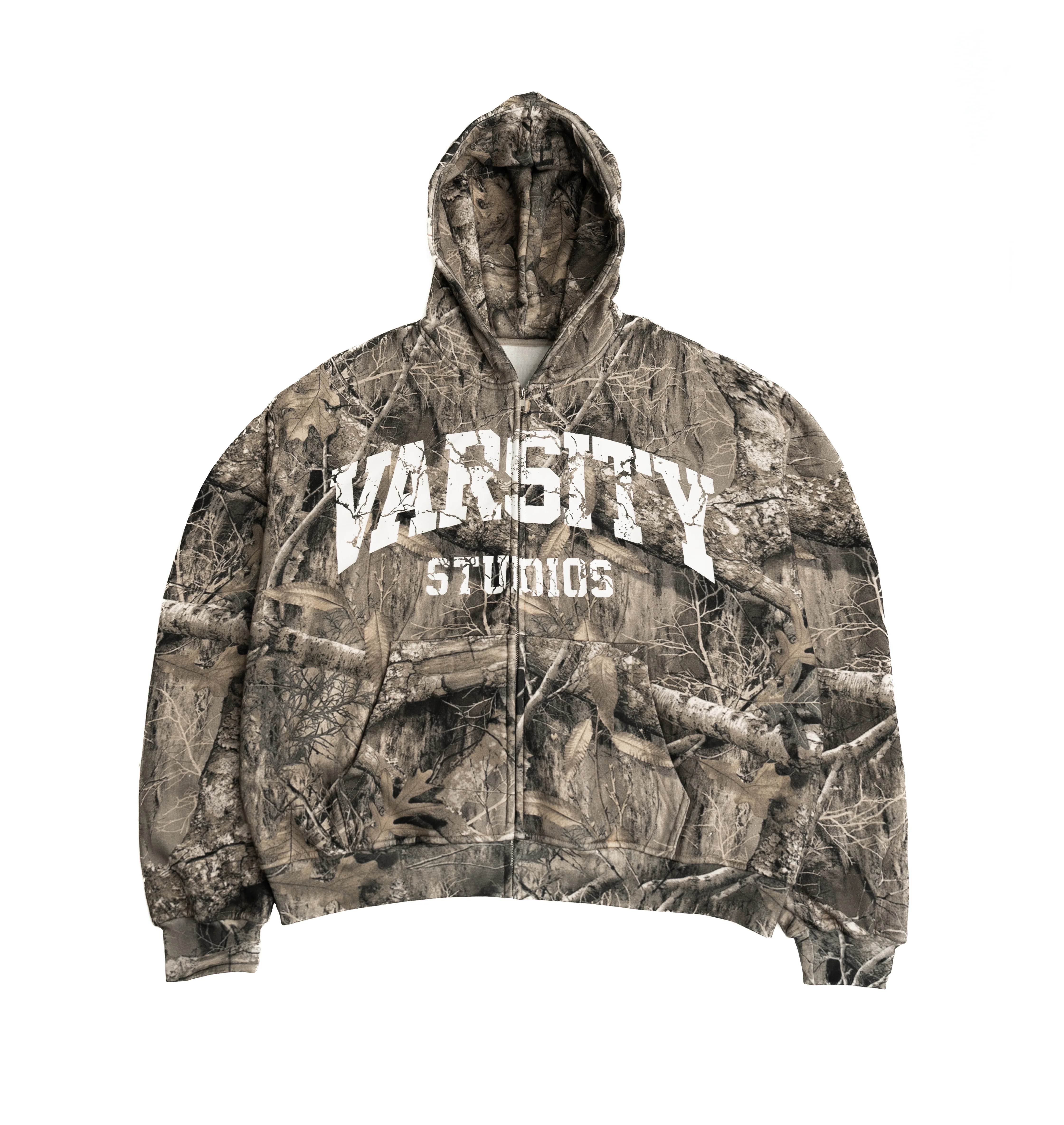 Varsity Studios Tree Camo Zip Up Hoodie - Joey Sneakers