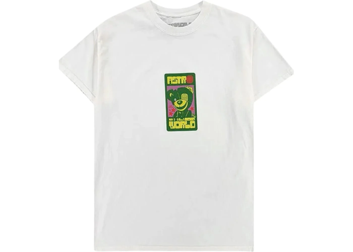 Travis Scott Scare Bear Tee II White - Joey Sneakers