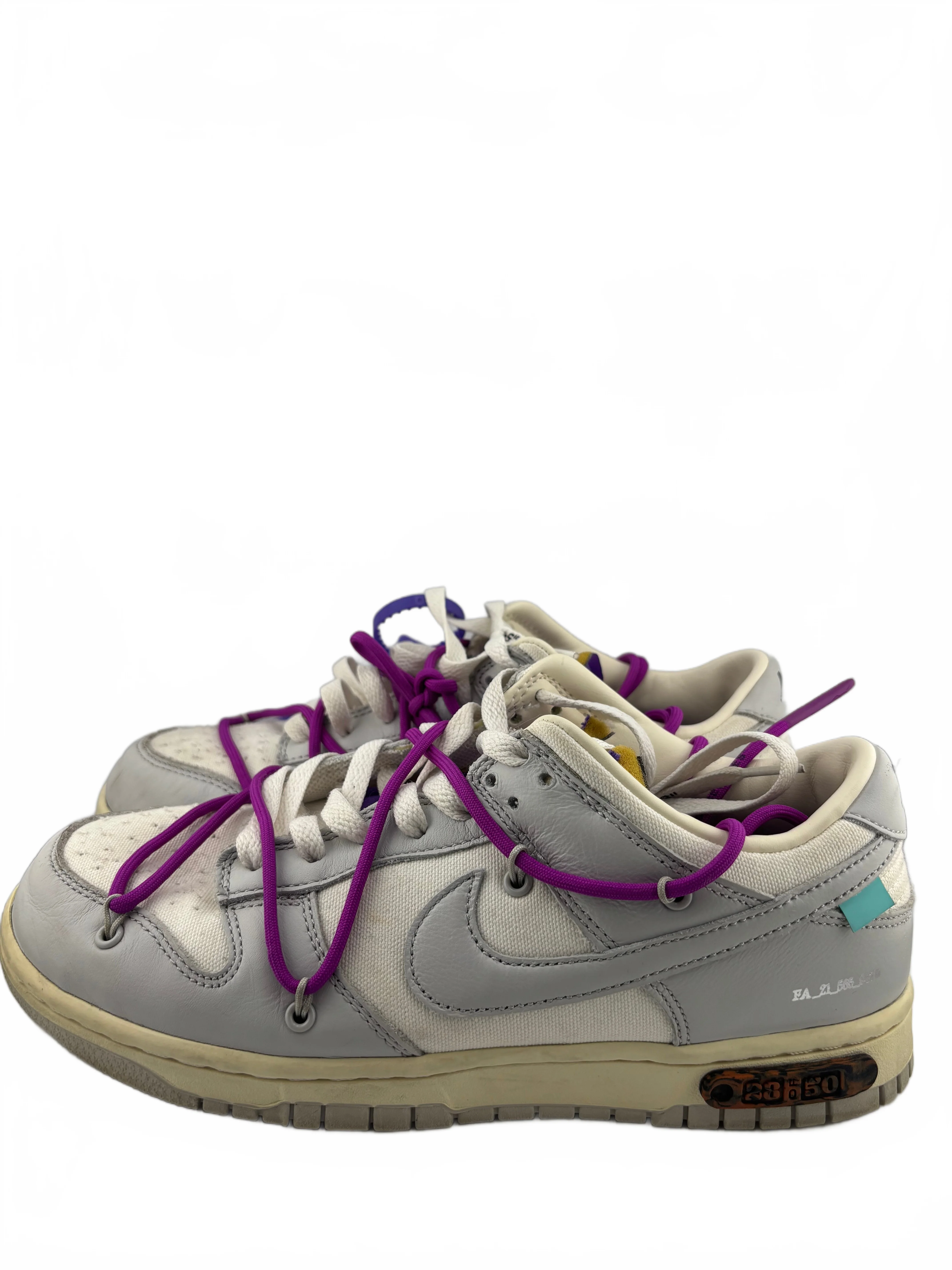 Nike Dunk Low Off-White Lot 28 - Joey Sneakers