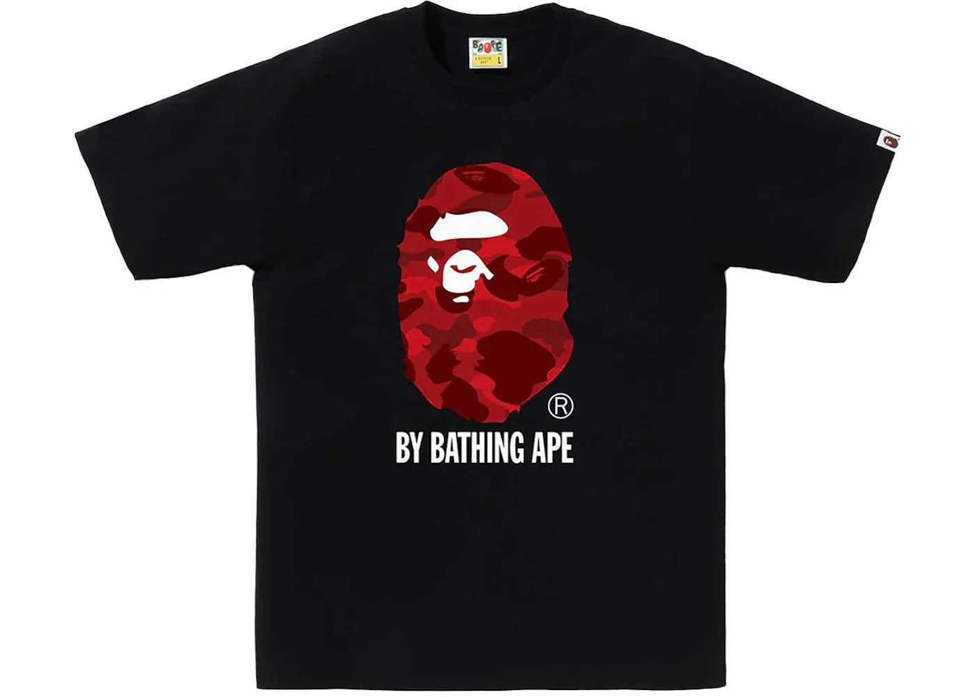 BAPE Color Camo By Bathing Ape Tee (FW24) Black/Red - Joey Sneakers