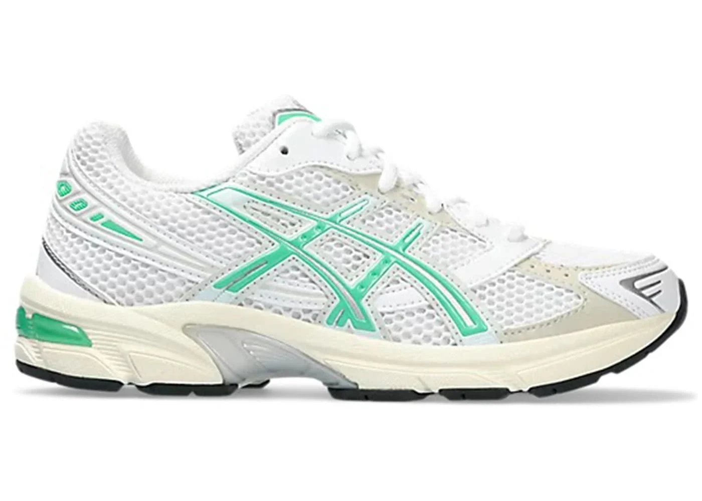 ASICS Gel-1130 White Malachite Green Off White Midsole (Women's) - Joey Sneakers