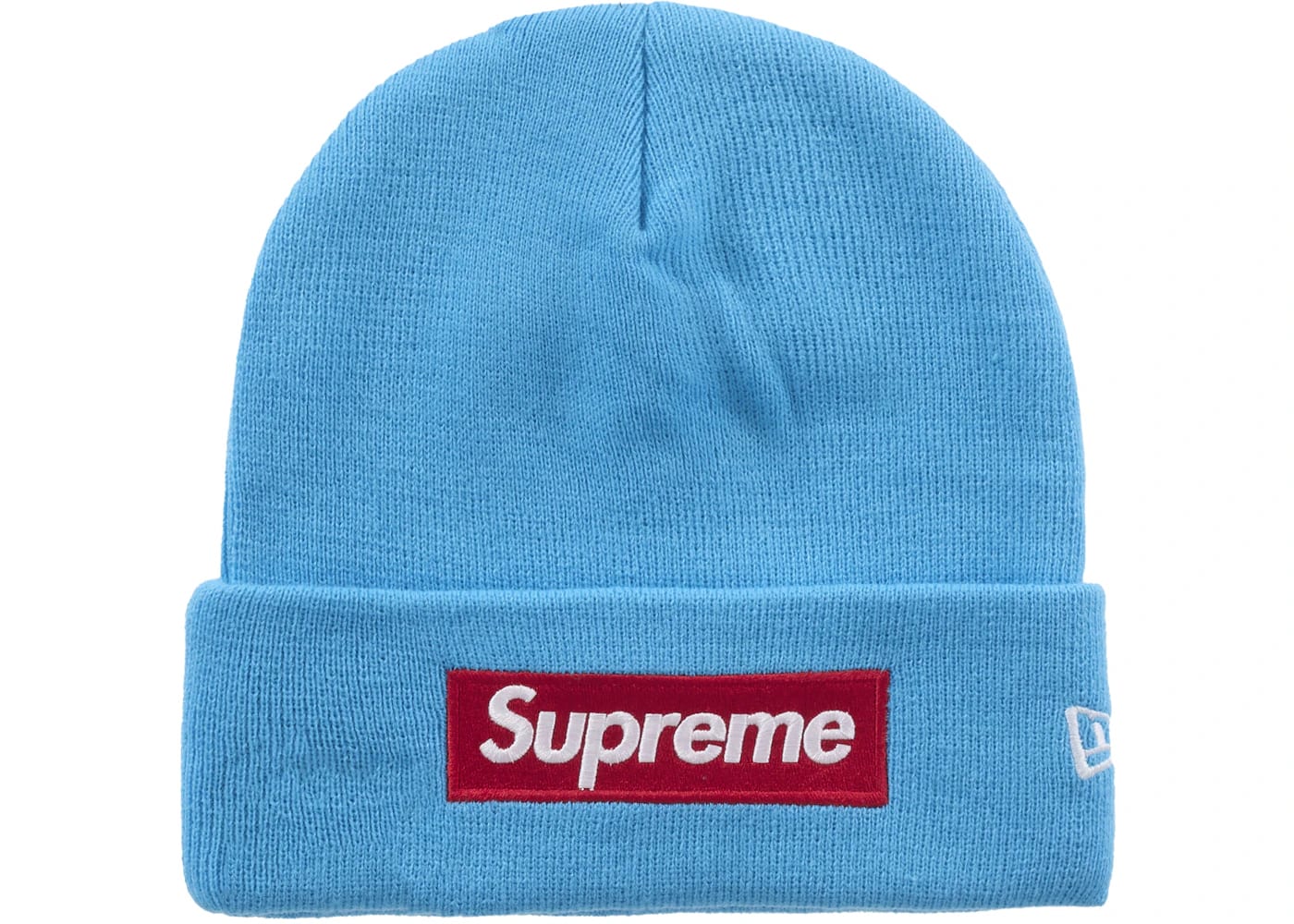 Supreme New Era Box Logo Beanie (FW25) Cyan - Joey Sneakers
