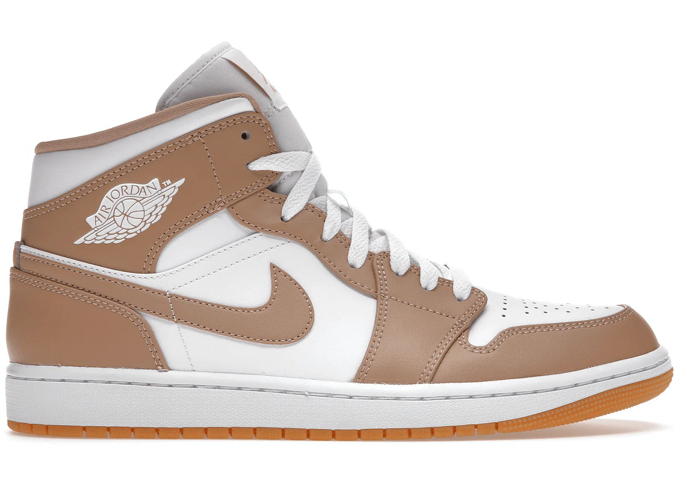 Jordan 1 Mid Tan Gum - Joey Sneakers
