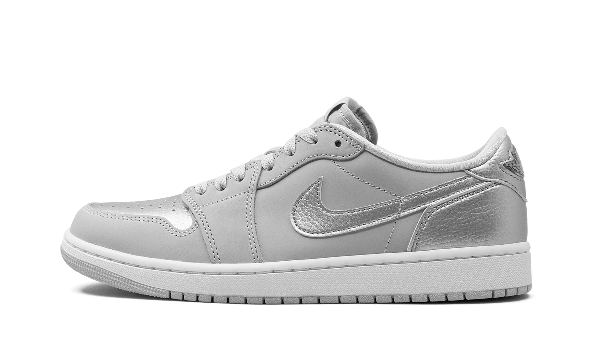 Jordan 1 Low OG Metallic Silver - Joey Sneakers