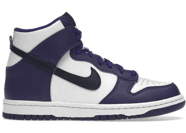Nike Dunk High Electro Purple Midnght Navy (GS) - Joey Sneakers