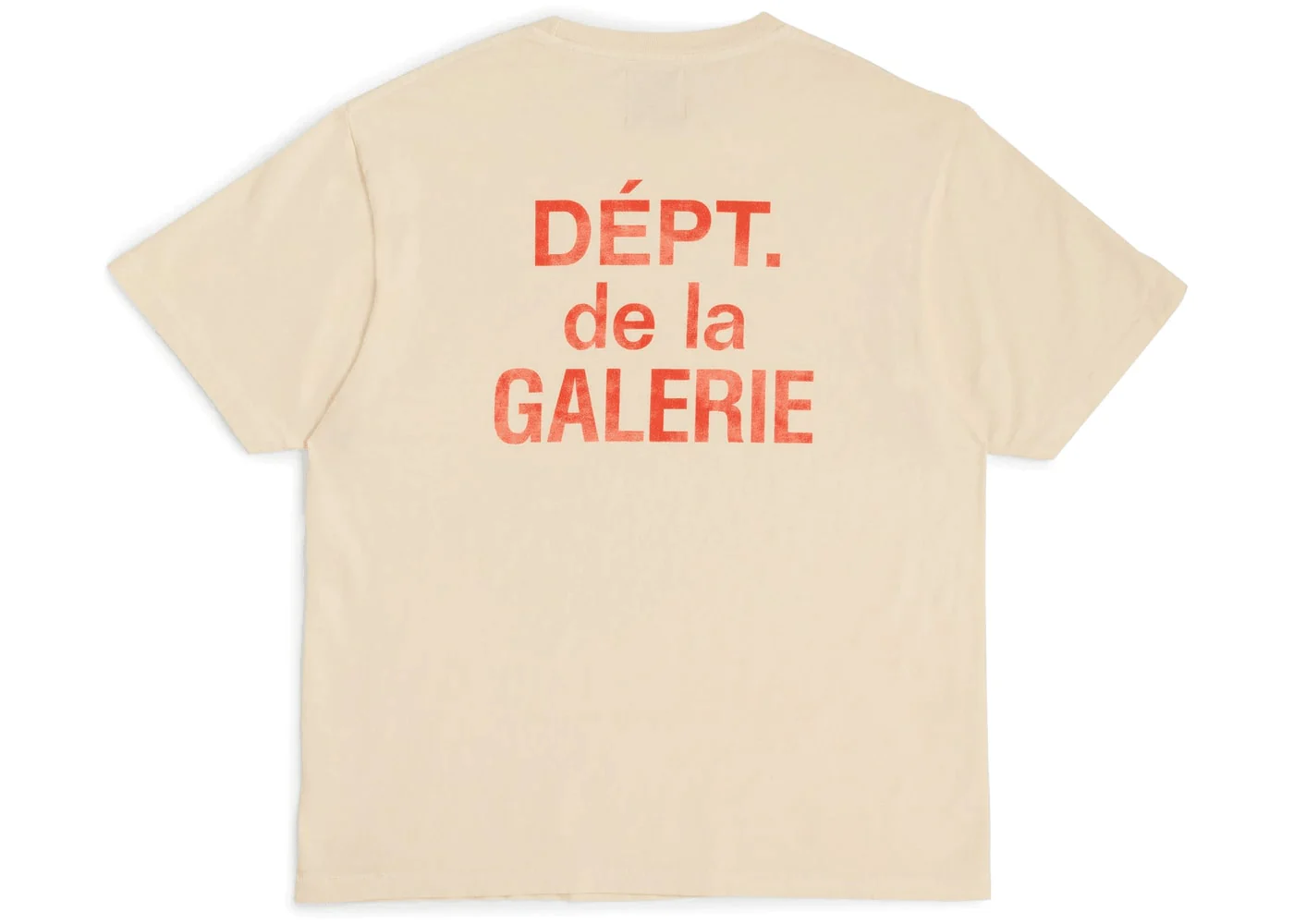 Gallery Dept. French T-shirt Cream/Orange - Joey Sneakers