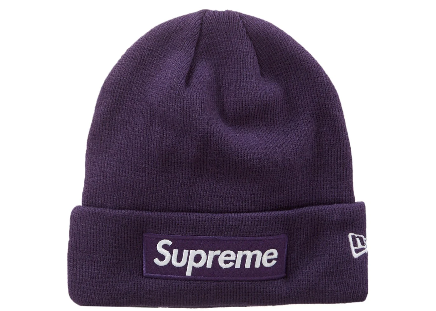 Supreme New Era Box Logo Beanie (FW23) Dark Purple - Joey Sneakers