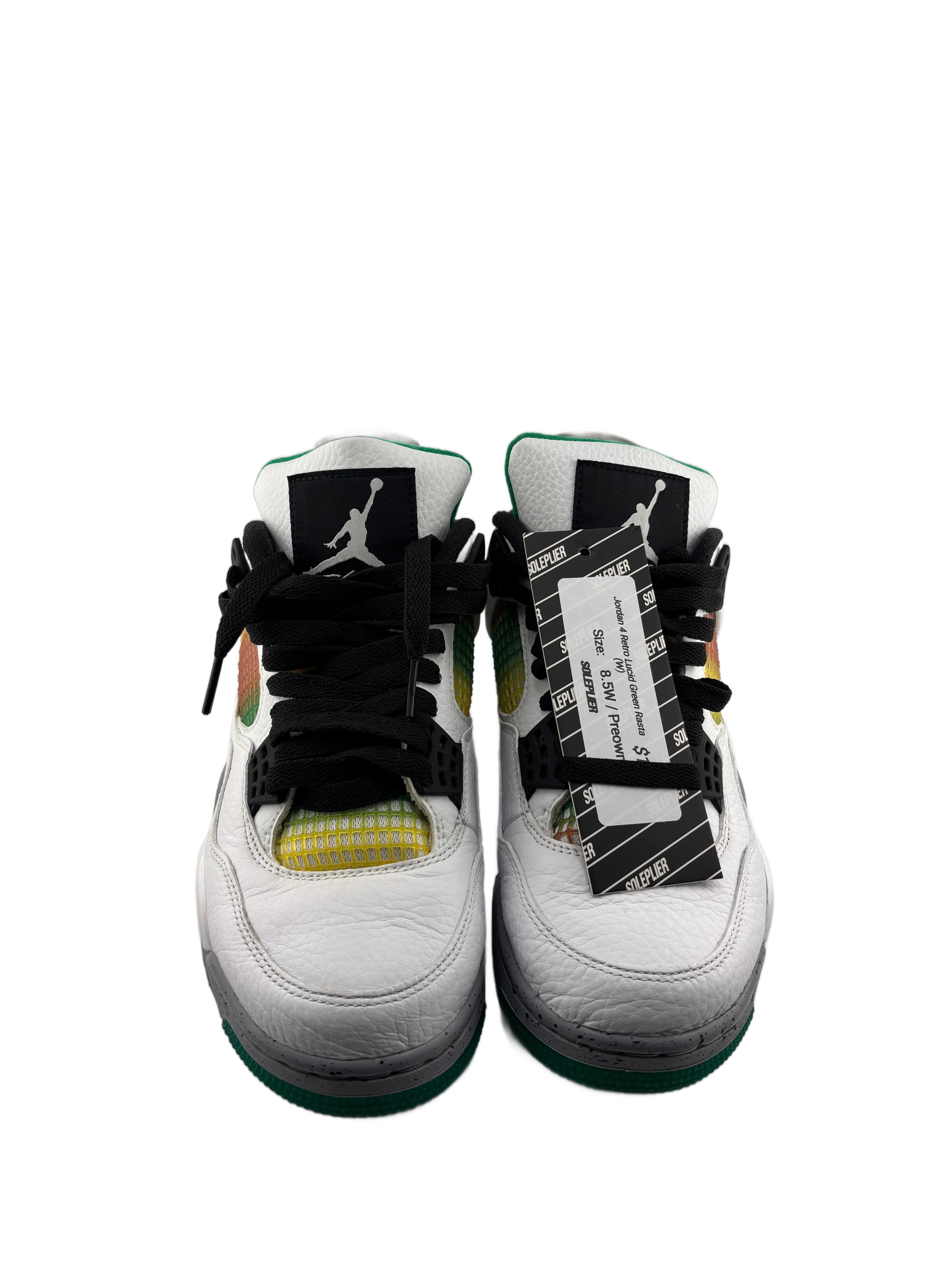 Jordan 4 Retro Lucid Green Rasta (W) - Joey Sneakers
