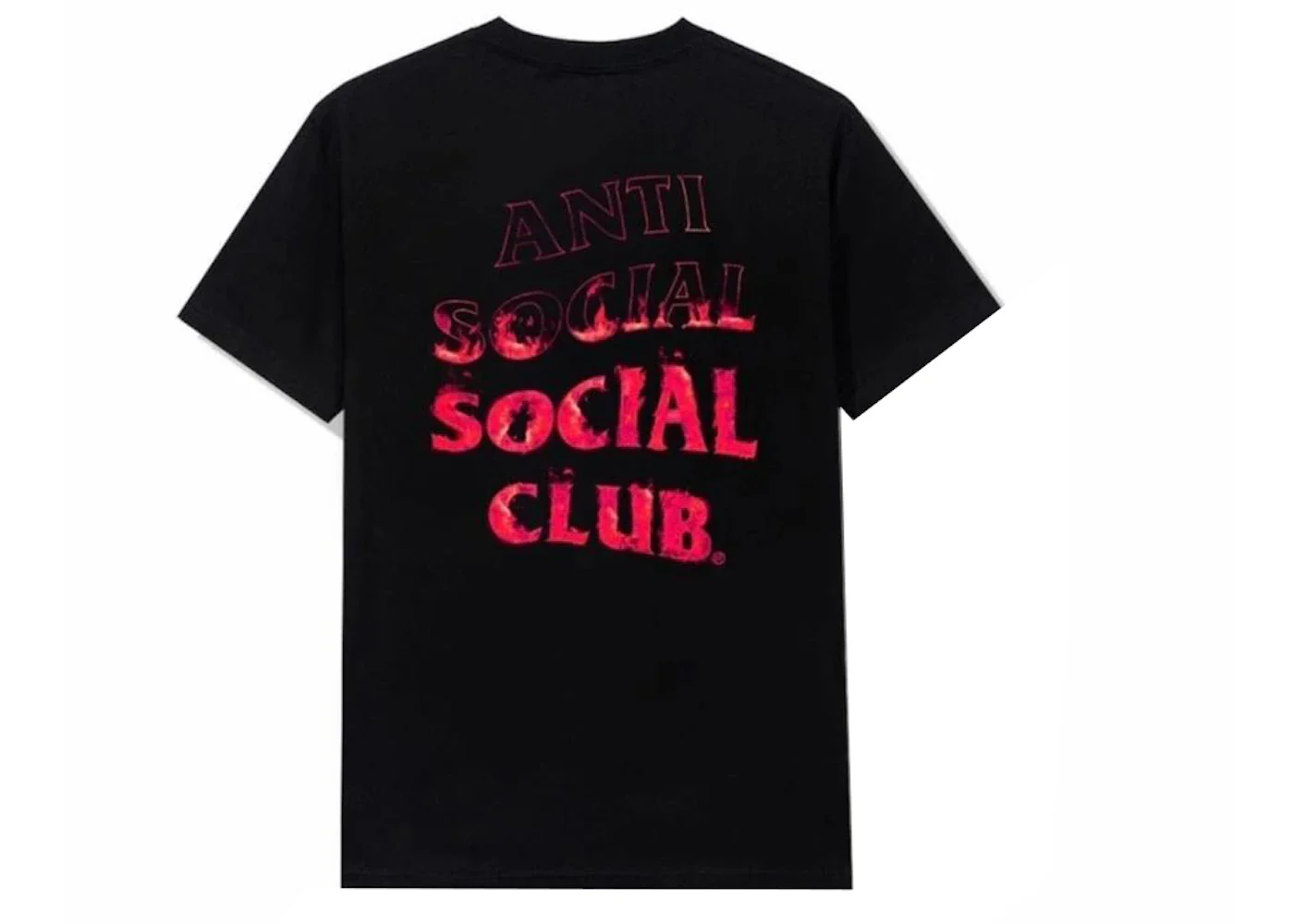 Anti Social Social Club A Fire Inside Pink Flame Tee Black - Joey Sneakers