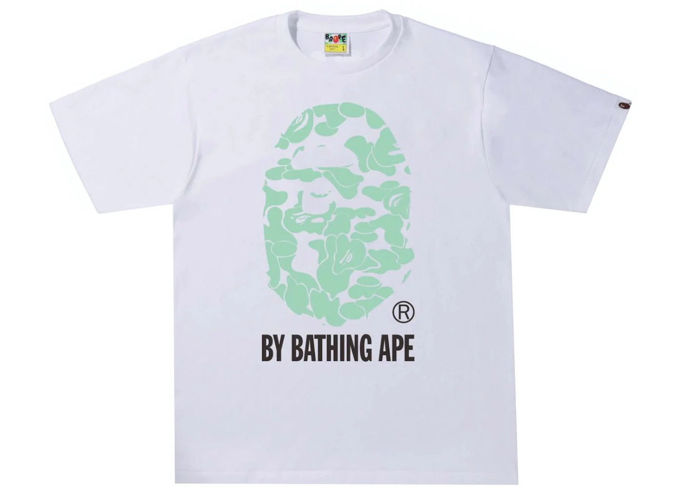 BAPE Text Code Camo By Bathing Ape Tee White - Joey Sneakers