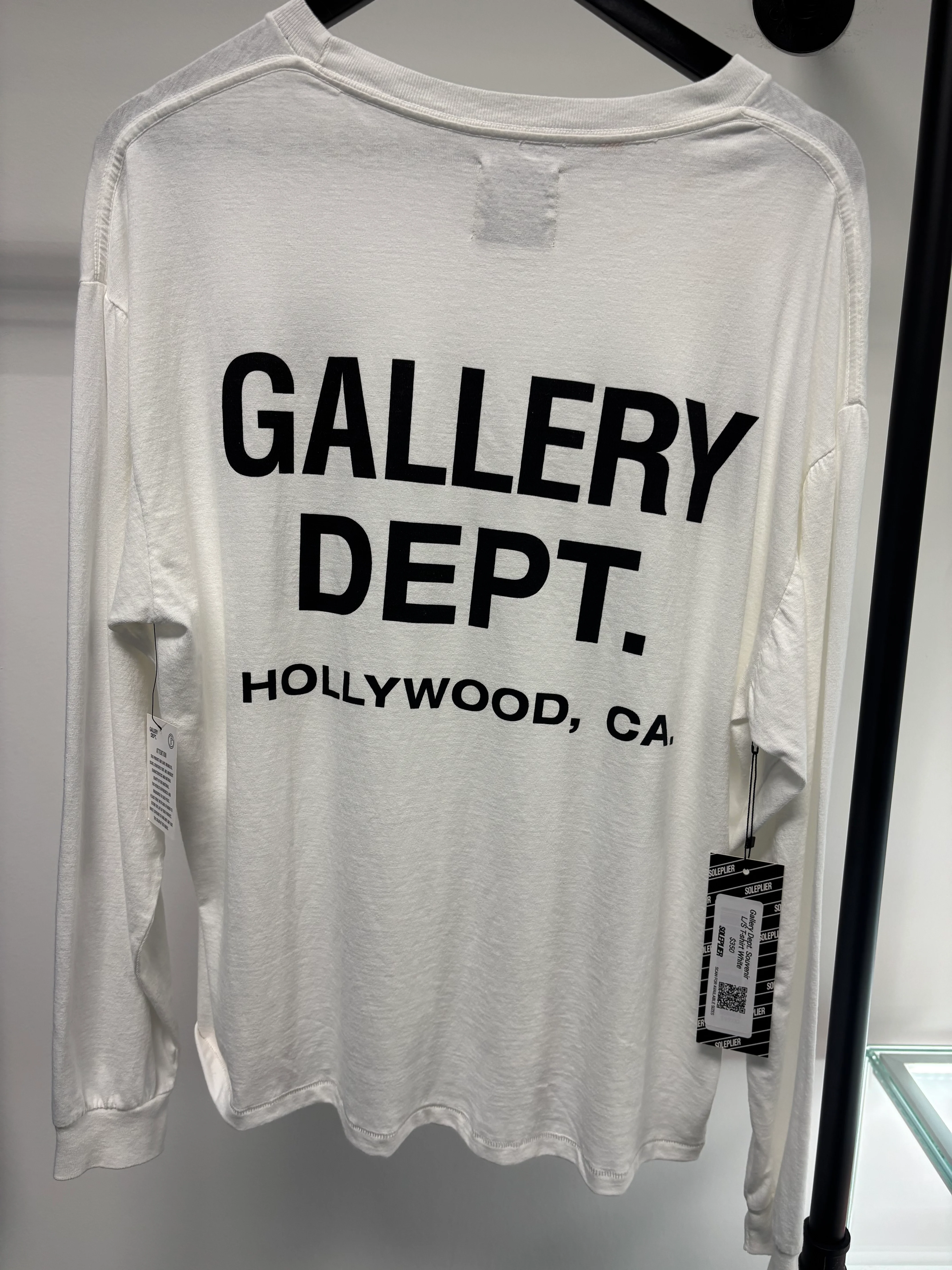 Gallery Dept. Souvenir L/S T-shirt White - Joey Sneakers