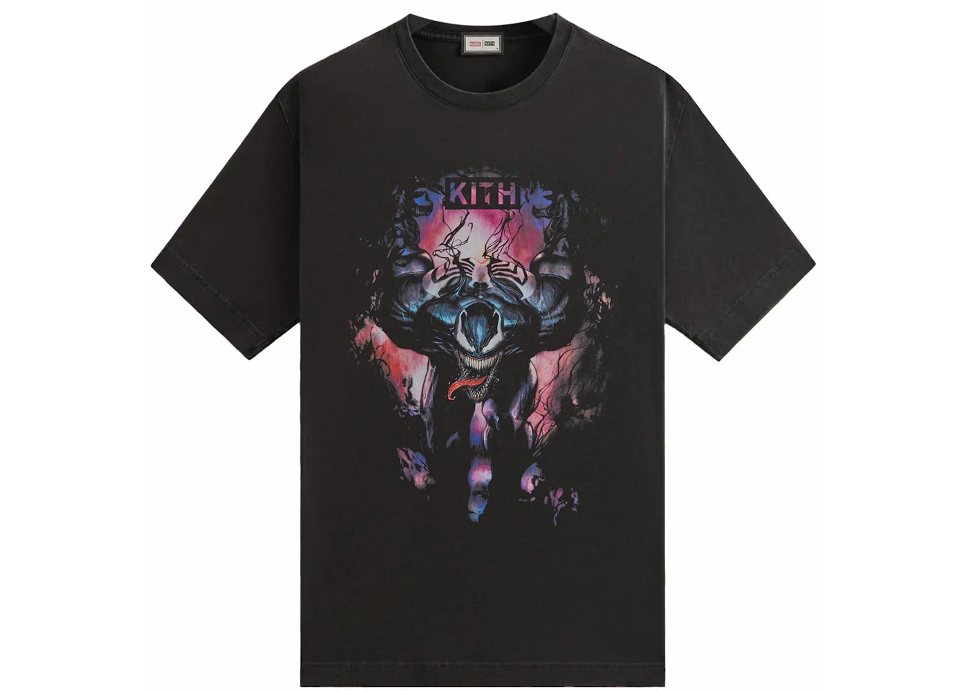 Kith x Marvel Symbiote Vintage Tee Black - Joey Sneakers
