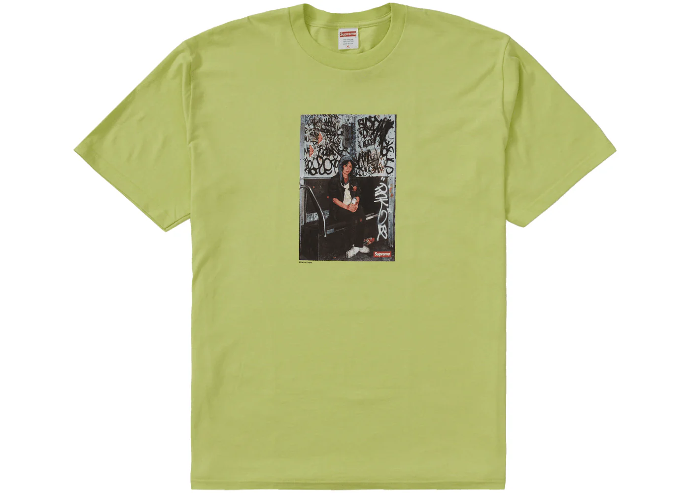 Supreme Lady Pink Tee Neon Green - Joey Sneakers