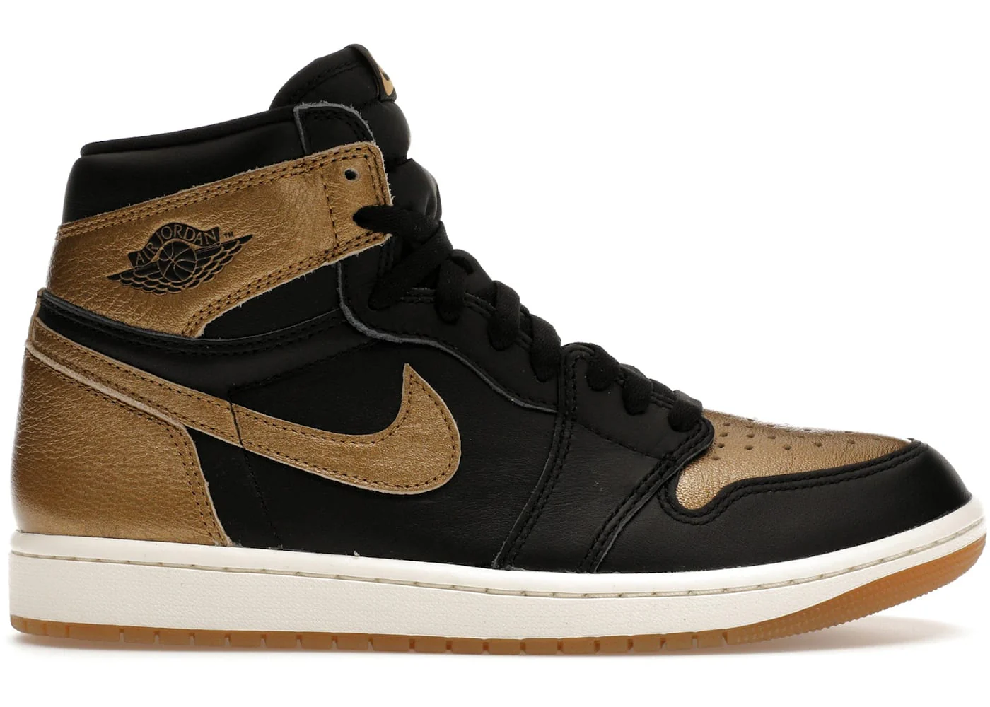 Jordan 1 Retro High OG Black Metallic Gold - Joey Sneakers