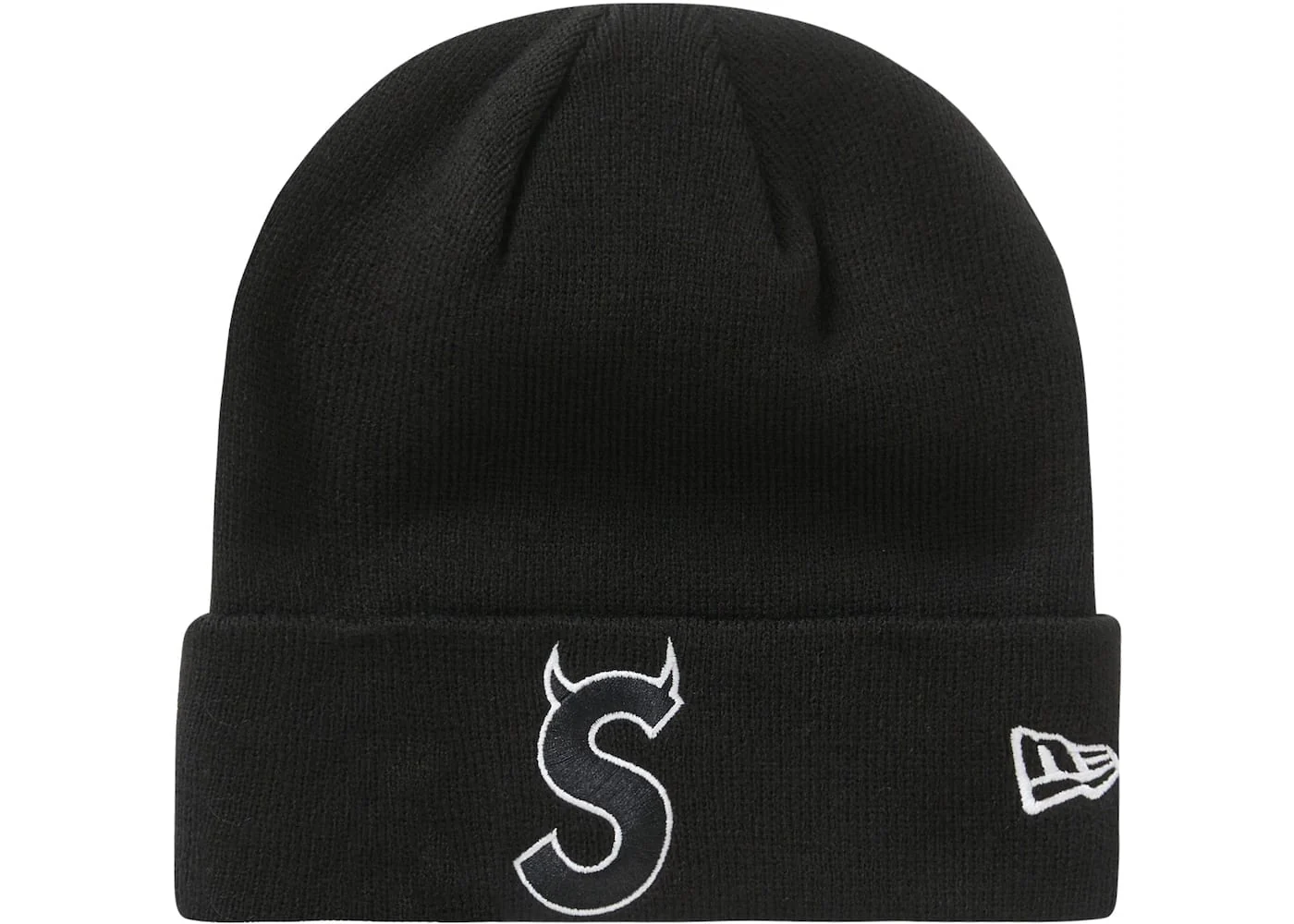 Supreme New Era S Logo Beanie (FW22) Black - Joey Sneakers