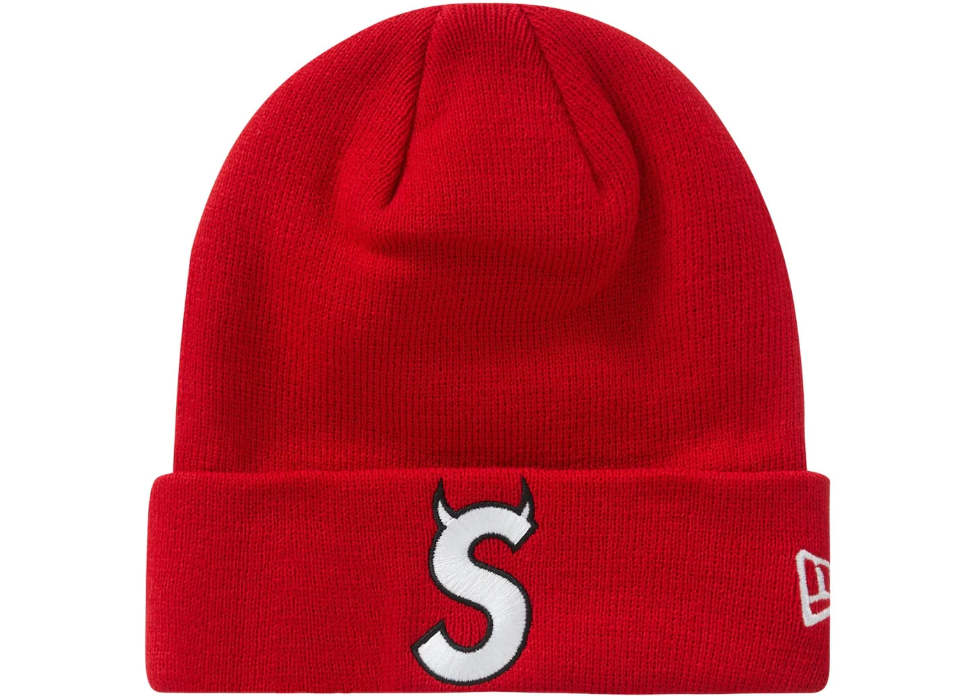 Supreme New Era S Logo Beanie (FW22) Red - Joey Sneakers