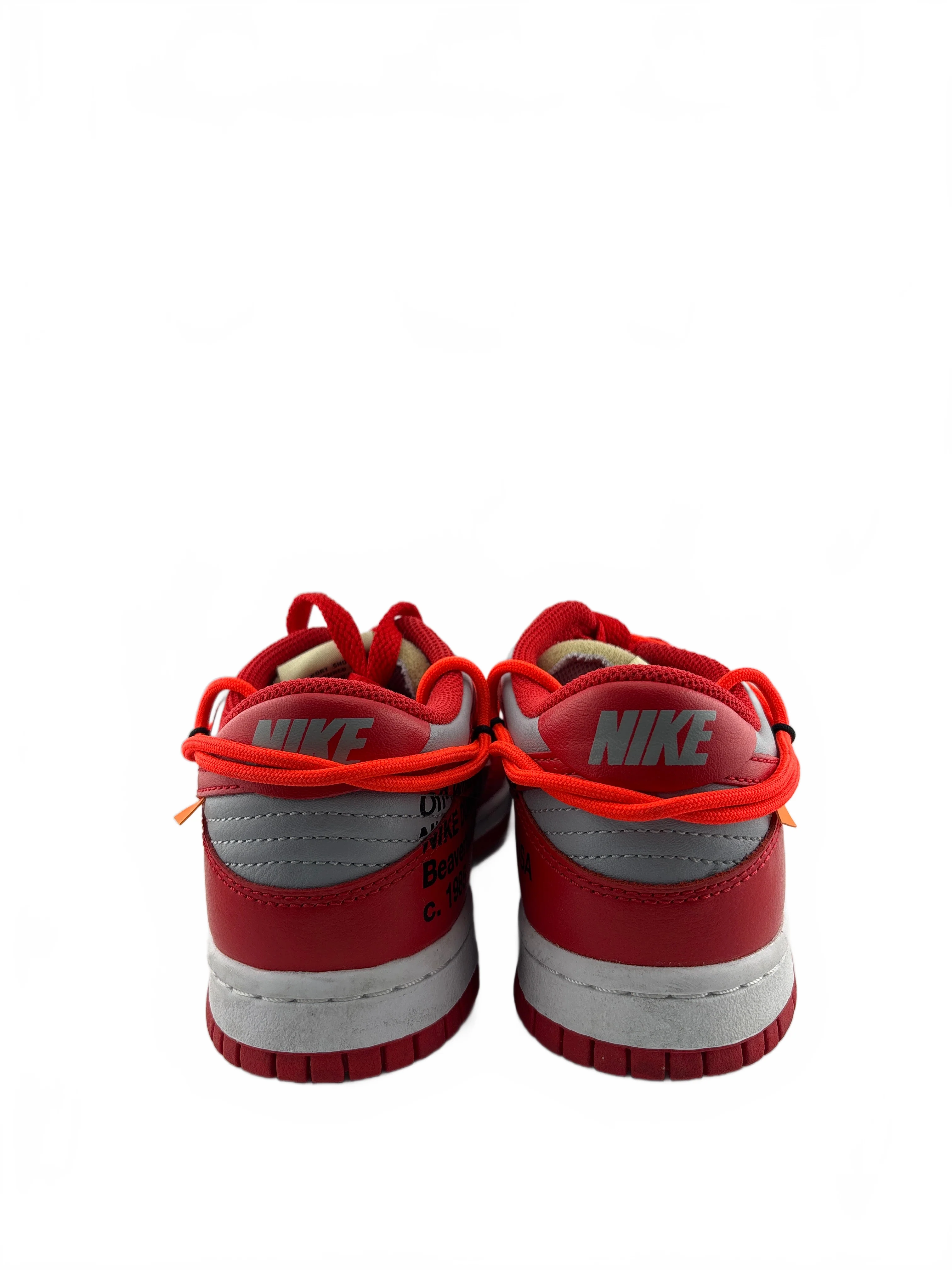 Nike Dunk Low Off-White University Red - Joey Sneakers