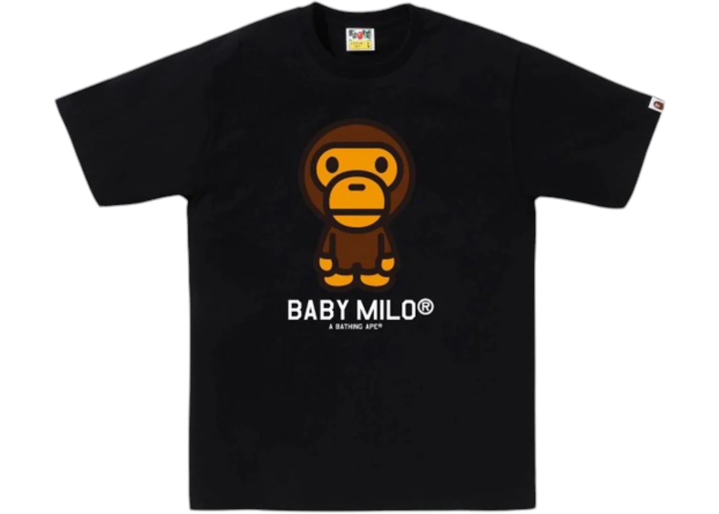 BAPE Baby Milo Tee (SS25) Black - Joey Sneakers