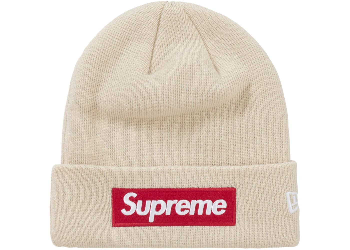 Supreme New Era Box Logo Beanie (FW24) Stone - Joey Sneakers
