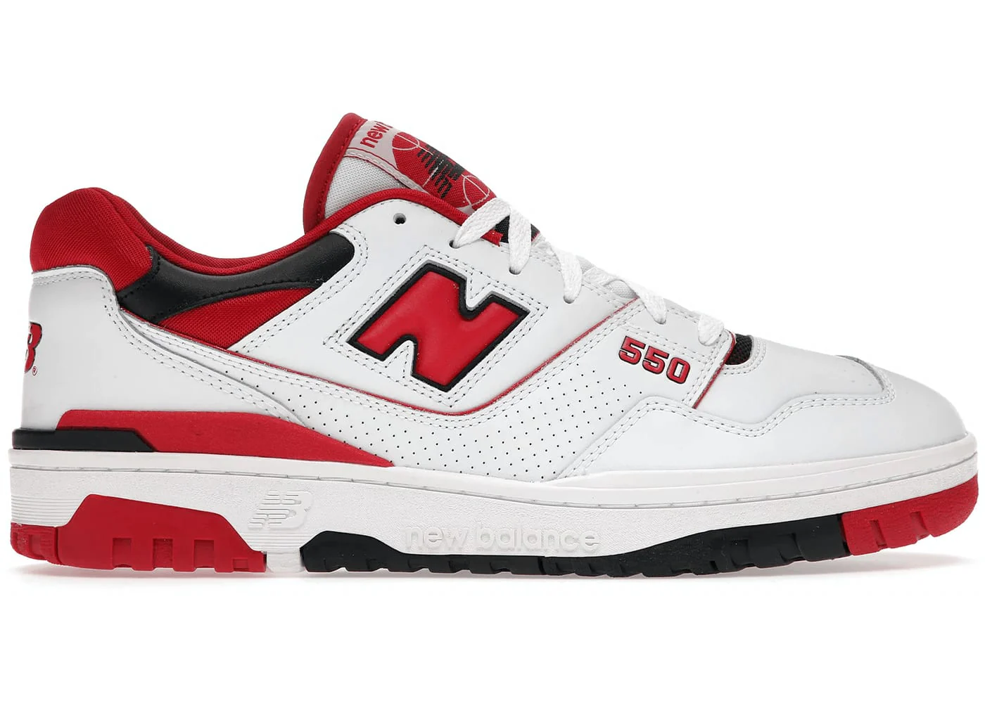 New Balance 550 White Red - Joey Sneakers