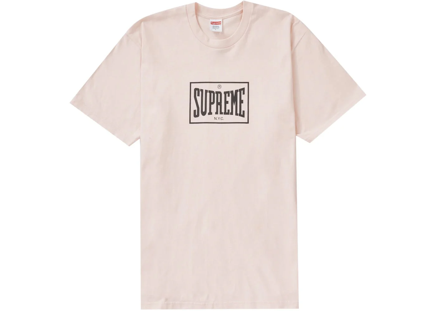 Supreme Warm Up Tee Pale Pink - Joey Sneakers